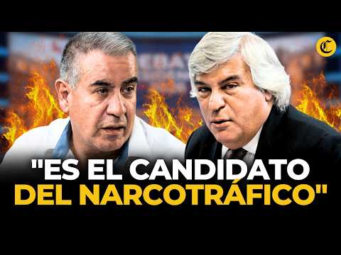 OLIVERA ACUSA A WOLFGANG GROZO DE COLABORAR CON EL NARCOTRÁFICO Y MONTESINOS | DEBATE PRESIDENCIAL