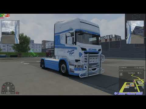 Euro Truck Simulator 2 Scania R Series V8 Open Pipe