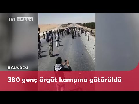 PKK/YPG Suriye’nin kuzeyinde gençleri silah zoruyla kampa götürüyor