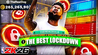 The Official BEST LOCKDOWN BUILD IN NBA2K26 + BEST BADGES! The best shooting lock build NBA 2K26