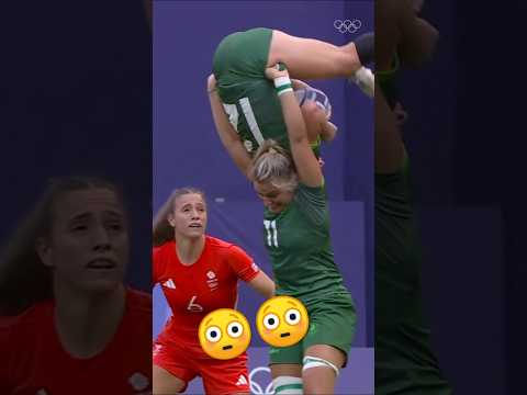 She said _I GOT YO_ 💪 Incredible strength and awareness from Erin King to catch Ireland teammate
