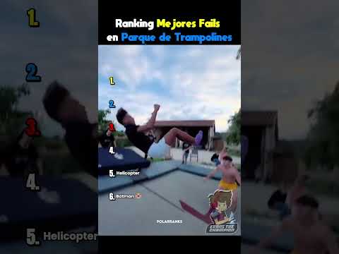 🔴RANKING FAILS EN TRAMPOLINES😂🌀Parodia Español🌀 #humor #ranking #comedia #parodia #fandub #memes
