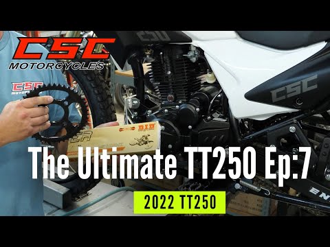 The Ultimate TT250 - Episode 7 - Chain & Sprocket
