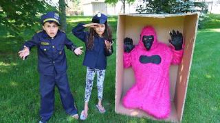 Oficiales divertidos, frutas saludables y manos limpias 🚓🍌🧼 Heidi y Zidane