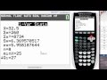 Calculator Functions and Data Entry