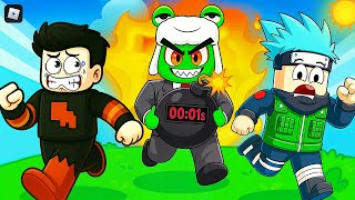 روبلوكس: هربنا من القنبلة قبل آخر ثانية! 💣🏃‍♂️💥 مع @OtakuG و @PmnMinecraft