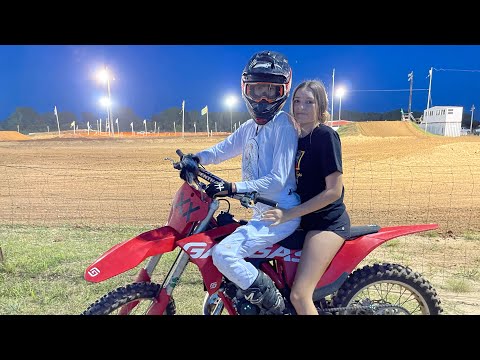 Racing my new gas gas 125 in the dark!!!!(20+ crashessss)