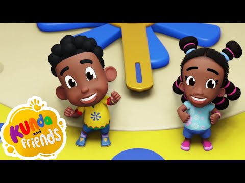 Hickory Dickory Dock | Nursery Rhymes | Kids Cartoons | Songs For Kids | Kunda & Friends