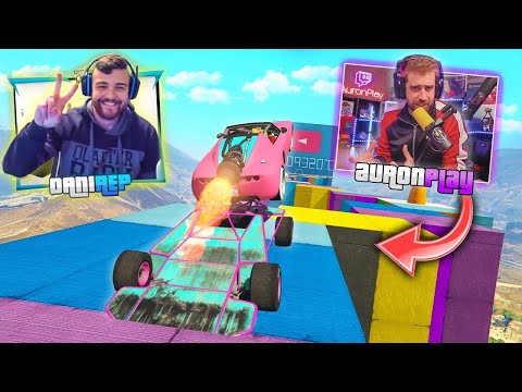 CARA A CARA CON AURONPLAY! SALTO POR ENCIMA TUYA!! - GTA 5 ONLINE