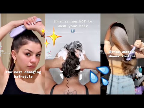 HAIR CARE ROUTINE HACKS AND TIPS THAT YOU NEED TO KNOW | TikTok Hair Compilation