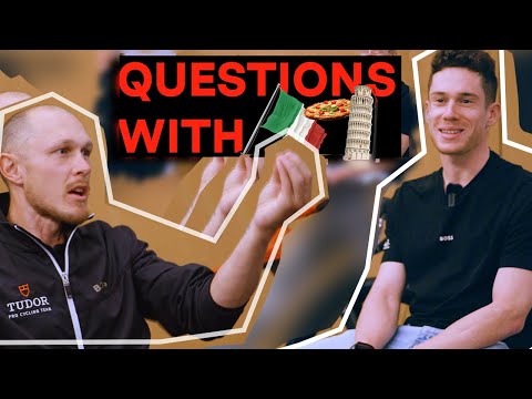 ⚡ Quick fire questions with Tudor Pro Cycling's Italians: Matteo Trentin and Alberto Dainese