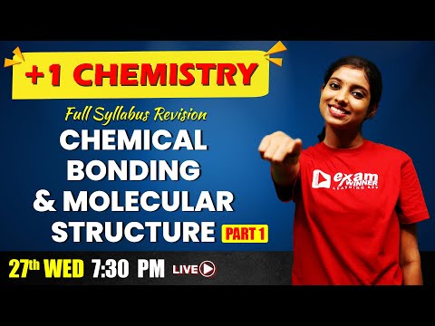 Plus one Complete Revision | Chemistry  | Chemical Bonding and Molecular Structure | Exam Winner