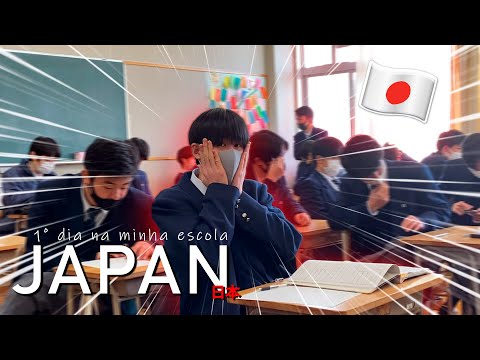1 DIA na MINHA ESCOLA JAPONESA 🏫 !!! VLOG | Ensino medio | LEO LINARES