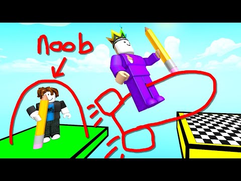 I Draw A Rocket So I Can Fly To WIN On Roblox