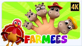 Famille des doigts d'hippopotame + Plus de comptines pour bébés