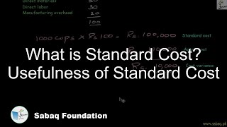 What is Standard Cost? Usefulness of Standard Cost