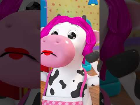 Five Little Cows #shorts #learning #trending #viralvideo #explore #cartoon