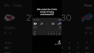 Chiefs finally not undefeated!!!