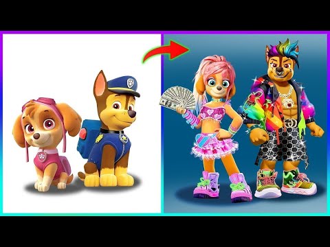 STYLE BAD BOY ,BAD GIRL Fashion for Muscle Paw Patrol - Hey Team