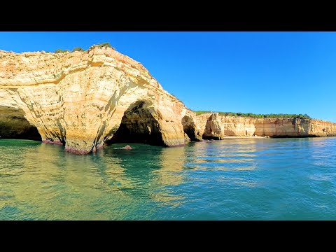 Surround  360° Boat Ride Video Along the Portuguese Coast | Immersive Coastal Adventure in 8K