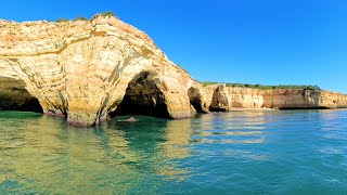 Surround  360° Boat Ride Video Along the Portuguese Coast | Immersive Coastal Adventure in 8K