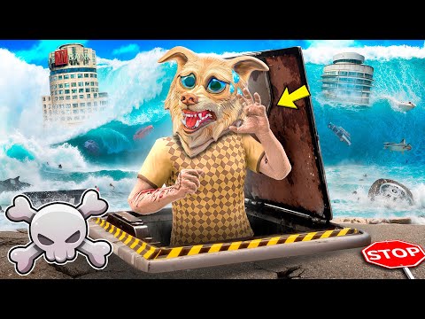 Я УСТРОИЛ ГИГАНТСКОЕ ЦУНАМИ В ГТА 5 ! КАК НАМ ПЕРЕЖИТЬ КОНЕЦ СВЕТА ?