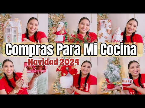 COMPRAS PARA DECORAR MI COCINA NAVIDAD 2024/ COMPRAS NAVIDAD/HAUL