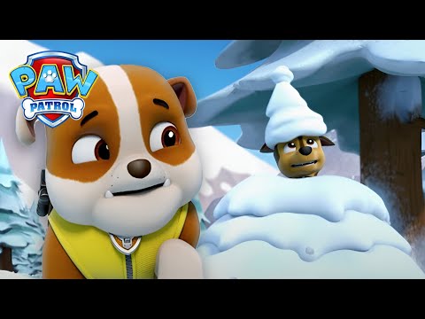 Footprints in the Snow! - PAW Patrol Episode - Cartoons for Kids Compilation