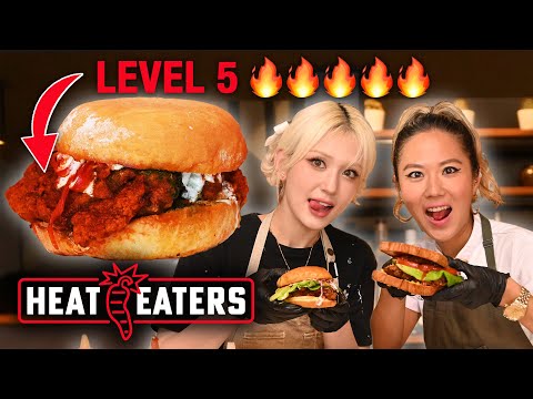 Rating NYC's SPICIEST Chicken Sandwiches + JEON SOMI Kitchen Takeover! | Heat Eaters