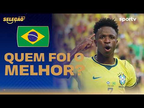 QUEM FOI O MELHOR JOGADOR DO BRASIL CONTRA A ESCÓCIA? | Seleção Copa | Copa do Mundo 2026 | sportv