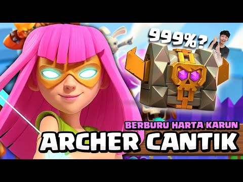 BERBURU PETI LEGENDARIS CoC Pakai ARCHER CANTIK