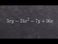 Factoring Polynomials by Grouping Techniques