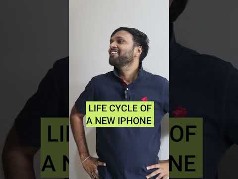 Life Cyle of a new iPhone #ytshorts #shortsvideo #shorts #iphone #life #comdey