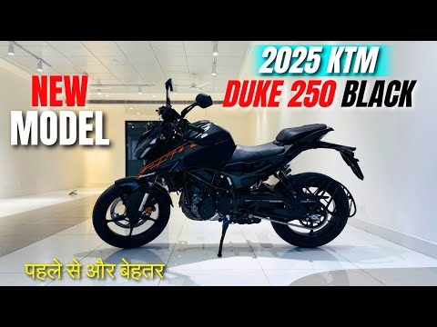 New 2025 KTM Duke 250 TFT Model : Z Black Colour Detailed Review | On Road Price | Features | Change