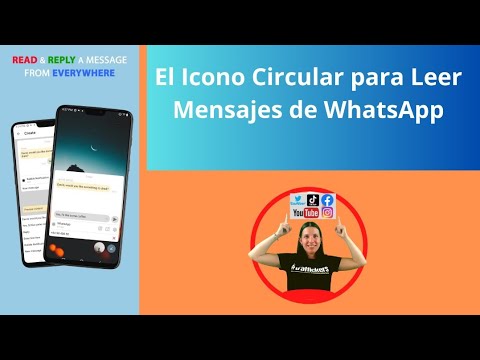 Ícono Circular para Leer Mensajes de WhatsApp