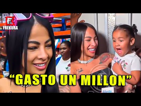 INCREÍBLE: ¡Yailin regalo un ($1.000.000) en juguetes junto a su hija Cataleya!