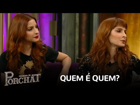 Giselle e Michelle Batista explicam a tática da mãe para não se confundir entre as filhas