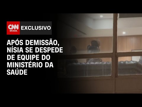 ​Após demissão, Nísia se despede de equipe do Ministério da Saúde | CNN ARENA