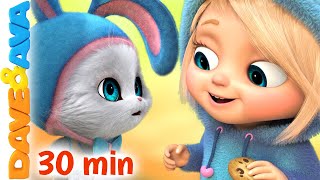 😎 John the Rabbit and More Nursery Rhymes | Down by the Bay | Baby Songs by Dave and Ava 😎