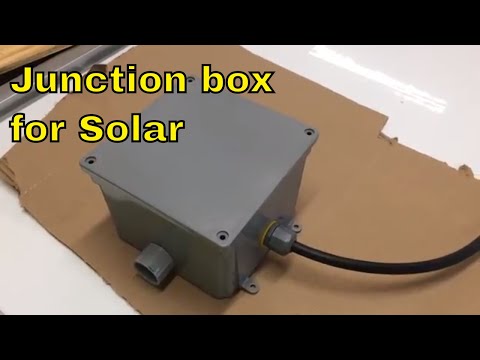 Junction box for Enphase Solar Install