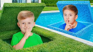 Las escondidas de un solo color con Oliver y sus amigos