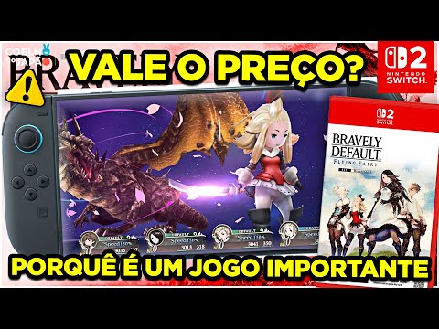 O RPG EXCLUSIVO do Switch 2: Bravely Default HD Remaster Está Bom?