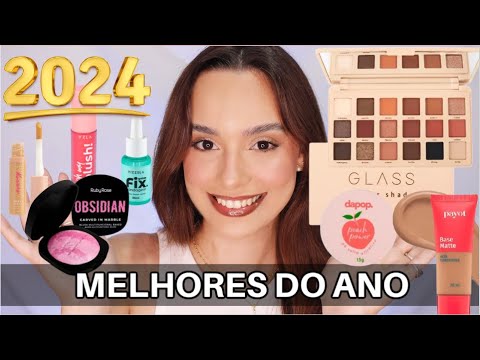 MELHORES DE 2024! Skin Care, MAQUIAGEM *NACIONAIS*  que VALEU A PENA!