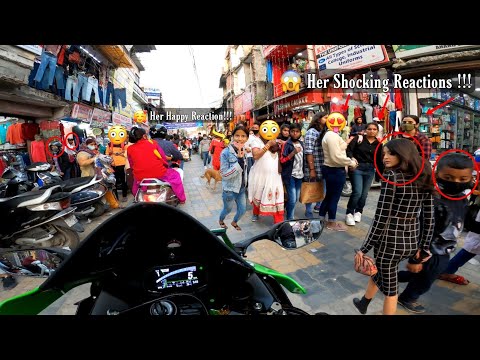Girls Shocking Reactions & Best Market Reactions And Road Reactions 2021 & Loud Exhaust In India