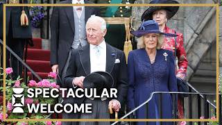 Edward and Anne Join King and Queen at Sparkling Garden Party