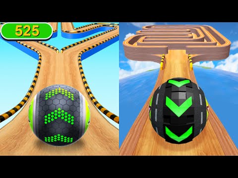 Going Balls Vs Rolling Ball Sky Escape 525 All Levels Android, iOS Gameplay