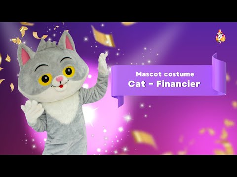 Сat - Financier Mascot Costume