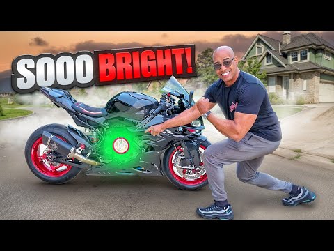 World's 1st LED Clear Clutch Cover Installed on BMW S 1000 RR!