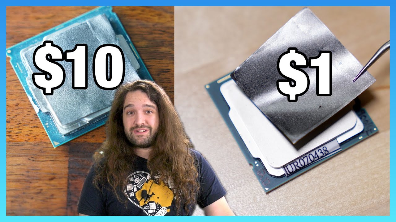 1 vs. 10 Thermal Pad: No-Name, IC Graphite, & Carbonaut Pads