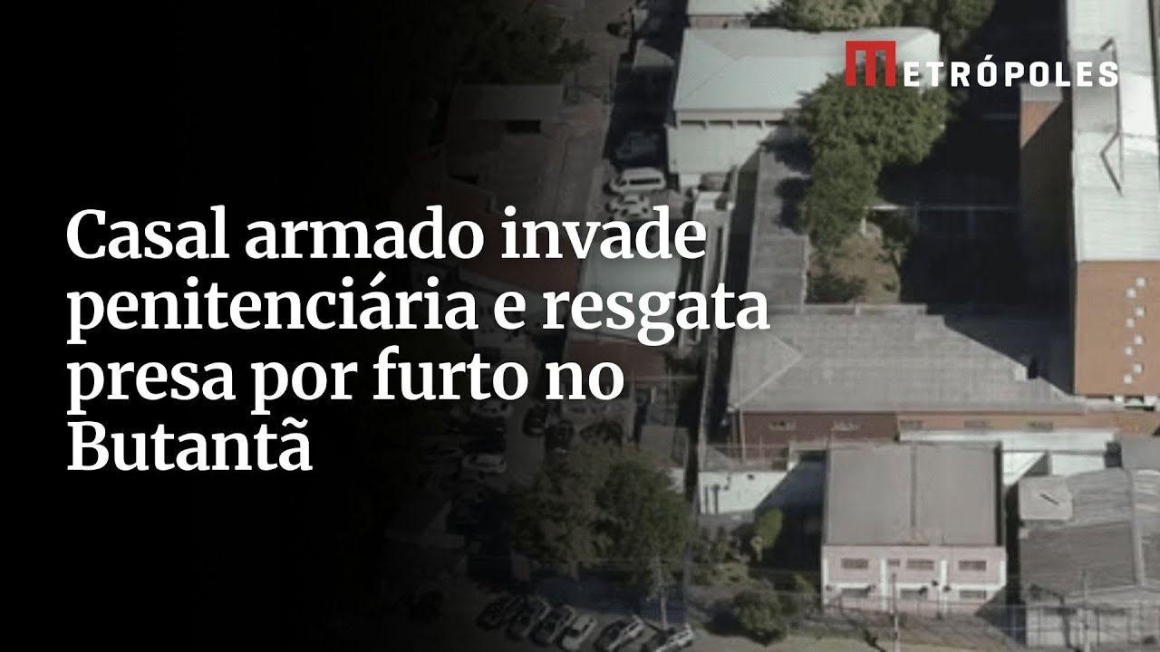 Casal armado invade penitenciária e resgata presa por furto no Butantã